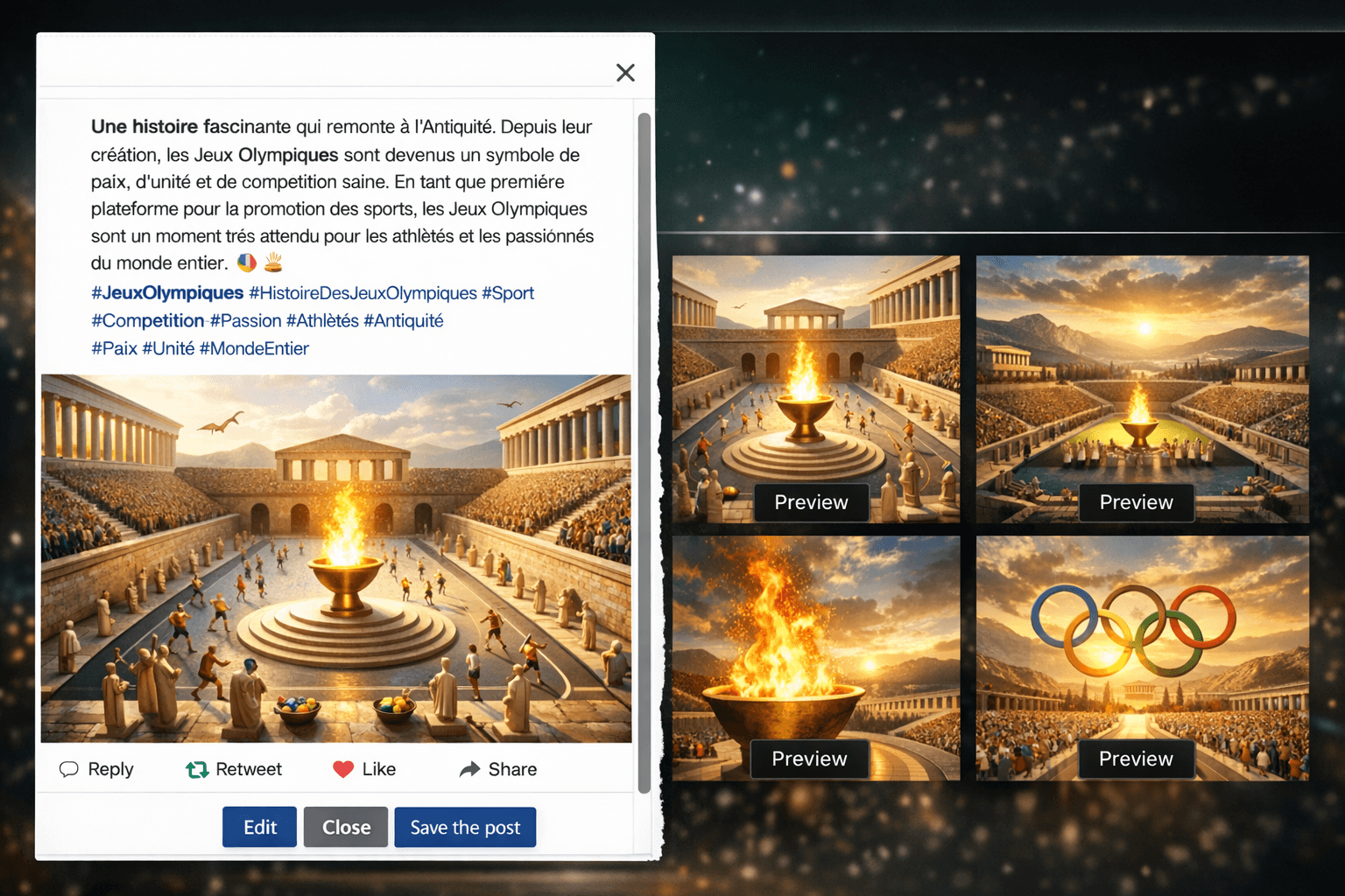 Imaginify - Résultat généré