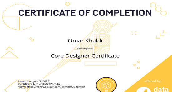 Core Designer Certificate